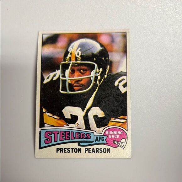 Topps Trading Card - Black and Yellow of Preston Pearson 1975 mint condition - Picture 2 of 4